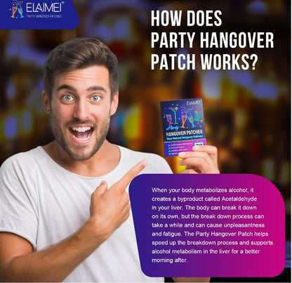 Vitamin B12 Anti Hangover Patch - Natural Defense - Wake Up Refreshed & Enjoy Unforgettable Nights